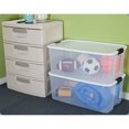 thumbnail image 3 of Sterilite 116 Quart Clear Stackable Latching Storage Box Container, 32 Pack, 3 of 3