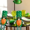 thumbnail image 5 of Wovilon Home Decor St Patricks Day Decorations St. Patrick'S Day Gnome Decoration, Handmade Green Spring Plush Doll, Irish Dwarf Decorations Home Gift Table Ornaments, 5 of 8