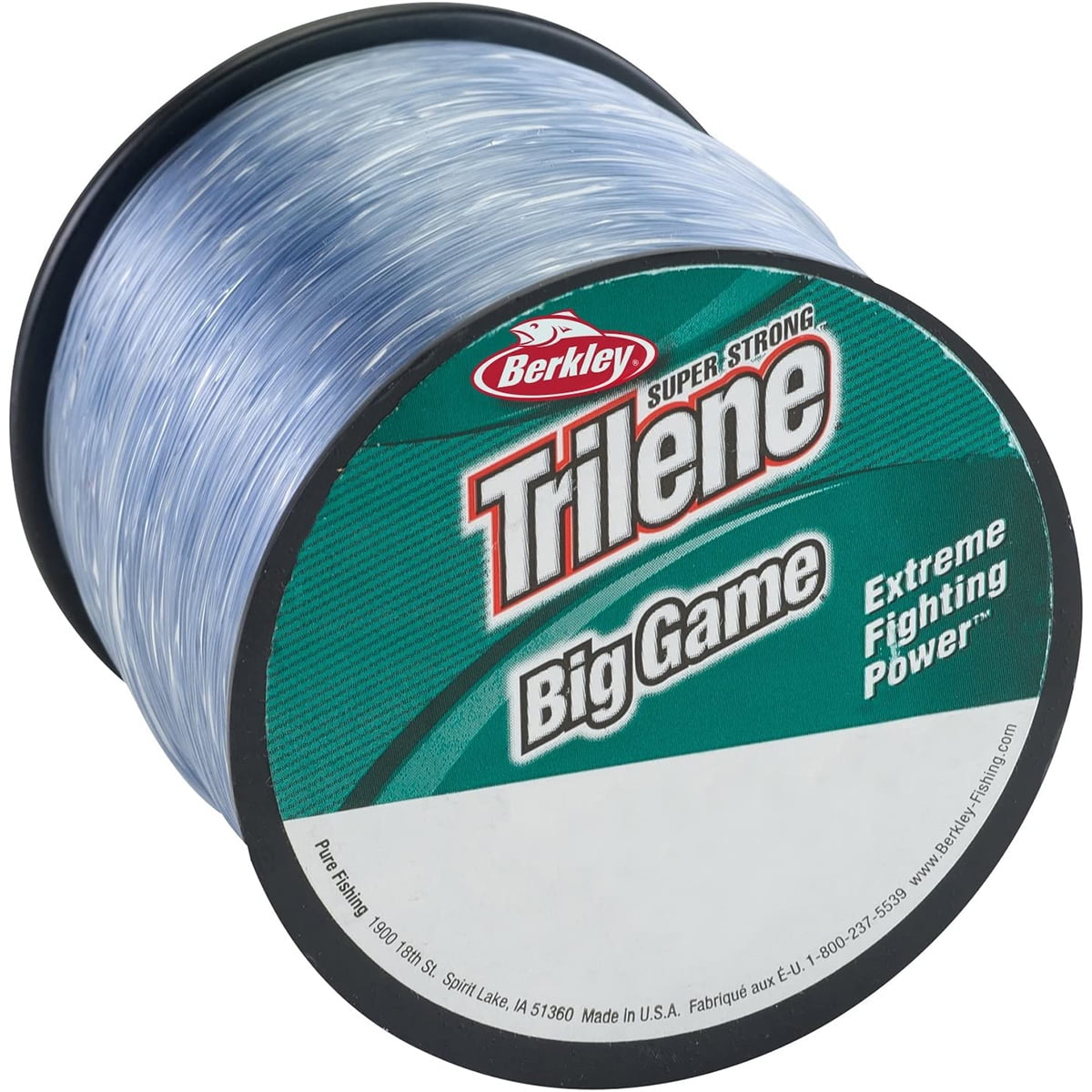 Berkley Trilene® Big Game™ Monofilament Fishing Line, Steel Blue, 20 lb Test Strength, 650 yd