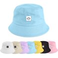 thumbnail image 1 of Sombrero de pescador, sombrero para el sol para mujer, sombrero tipo cubo, sombrero de algodón, sombrero plegable con protección solar para mujeres y hombres, actividades al aire libre, 1 of 5