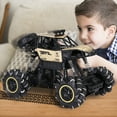 thumbnail image 6 of RC Car Off Road Truck Remote Control Car Monster Truck 1:16 Control RC 2.4G 4WD Dual Motors,All Terrain Hobby Truck Black and Golden, 6 of 10