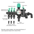 thumbnail image 3 of Divisor De Agua De 3 Vías, Válvula De Cierre De Control De Rociador Agrícola Nylon Con Manómetro Para Acuicultura, 3 of 7