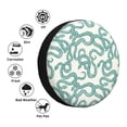 thumbnail image 4 of Yiaed Hand Drawn Snake Print Tire Wheel Cover, Waterproof Spare Tire Cover Fit for Jeep, Truck,Trailer, RV, SUV, Camper and Most Vehicle-14 inch, 4 of 6