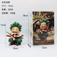 thumbnail image 5 of Figura DE ACCIÓN DE Luffy de una pieza, figurita Kawaii Sanji Zoro, adornos de coche para habitación, juguetes de colección, 5 of 5