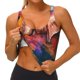 thumbnail image 3 of Fotbe Oil Paintings of Elephants Sujetador Deportivo Largo sin Aros para Mujer con Almohadillas y Soporte Medio, Transpirable y Absorbente, Camiseta Tipo Chaleco o Tank Top-Small, 3 of 8