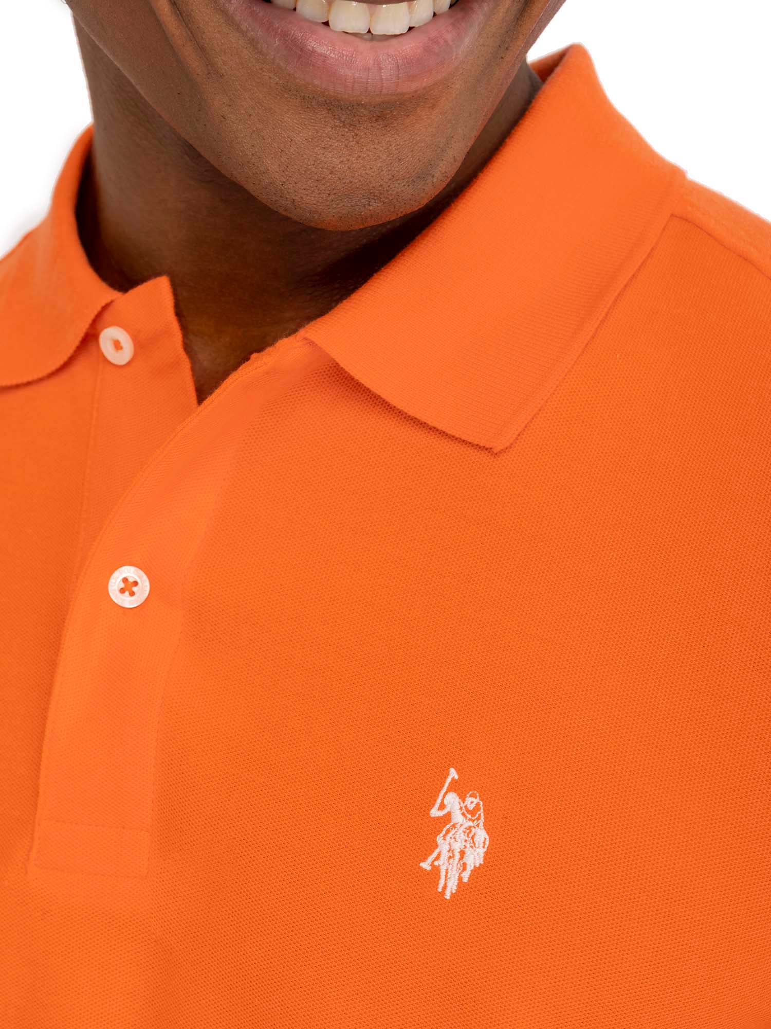 U.S. Polo Assn. Men's Performance Pique Polo Shirt - Walmart.com