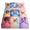 Fold Hem 55x60, variant on Lotusprint LLC 2D Print Personalized Poodle Dog Quilt Bedding Set 70x80, Cute Colorful Poodle Quilt Set