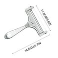 thumbnail image 5 of Manual Cheese Slicer with 2 replacement stainless steel wire slicers, Stainless Steel Cheese Cutter, Wheel, Adjustable Thickness, 5 of 7