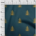 thumbnail image 1 of oneOone Polyester Lycra Fabric Christmas Tree Ikat Print Fabric BTY 56 Inch Wide, 1 of 4