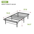 thumbnail image 4 of PayLessHere Foldable Heavy Duty Standard Bed Frames, Twins, 4 of 8