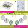 thumbnail image 2 of DIY Rhinestones Painting Bookmark Tassel Book Marks Retro Floral Embroidery DIY Craft Stationery, 2 of 8