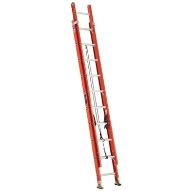Louisville Ladder 20-Foot Fiberglass Extension Ladder, 300-Pound Load Capacity, Type IA, FE3220
