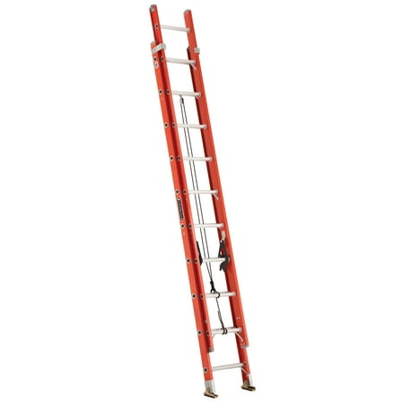 Louisville Ladder 20-Foot Fiberglass Extension Ladder, 300-Pound Load Capacity, Type IA, FE3220