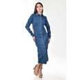thumbnail image 1 of Vestido midi de mezclilla Roman Fashion /Juvenil, 14603 (Azul medio) azul M, 1 of 5