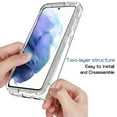 thumbnail image 4 of Dteck Case For Samsung Galaxy S22,Shocklproof Rubber Hybrid PC Back Lightweight Back Case Cover for Galaxy S22 5G,Clear, 4 of 8
