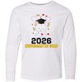 thumbnail image 3 of Inktastic 2026 Kindergarten Grad with Cute Rabbit Long Sleeve Youth T-Shirt, 3 of 5