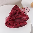 thumbnail image 5 of Cheers.US Organza Fascinator Kentcky Derby Hats for Women Flower Wedding Tea Party Hat Wide Brim Sun Hat, 5 of 6