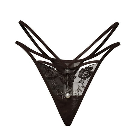 Yuhangmm Women Thong Sexy Panties Thong Lace Pants Ladies Briefs Underwear plus Romper Lingerie
