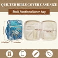 thumbnail image 5 of FOR U DESIGNS Turtle Coral Print Bible Cover Case for Women Men,Lightweight Study Bible Carrying Cases Church Bag Bible Protective Christian Bible Accessories, 5 of 7