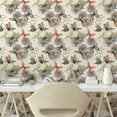 thumbnail image 3 of Ambesonne Butterfly Peel & Stick Wallpaper for Home, Soft Colored Animals, 13"x72", Multicolor, 3 of 6