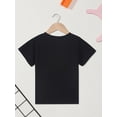 thumbnail image 3 of Camiseta para niño con estampado de letras "Seryly Handsome And Awesome", suave, versátil, cuello redondo y manga corta, 3 of 7