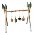thumbnail image 2 of Wooden Gym Supplies Photography Props Rack JSJ3-9, 2 of 8