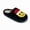Black Yellow, variant on Cute Smile Face Slippers for Women Men, Soft Comfy Plush Lightweight Christmas House Slippers Slip-on Indoor Outdoor Home Shoes
