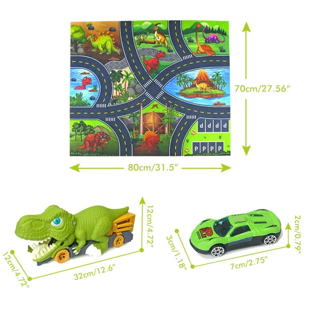 Juguetes de camiones de dinosaurios para niños NikouMX juego de coches con tracción hacia atrás