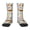 1 Black, variant on Insects and Flowers Pattern Children's Socks, Socks Gifts ,kids Crew Soft Cotton Socks , Moisture-Wicking, Durable, Ideal for Daily Wear & Sports