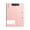 Pink, variant on Clipboard Folder, Foldable Clipboards A4 Letter Size, Folding Clip Board with Horizontal and Vertical Double Metal Clips, Portable Plastic Writing Boards for Work, Study, Business