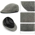 thumbnail image 6 of CoCopeaunts Newsboy Hats for Men Classic Irish Flat Ivy Cap Tweed Newsboy Cap for Men Retro Cabbie Hats for Women, 6 of 7