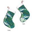 thumbnail image 3 of Honeii Peacock And Flowers for Christmas Stocking,Large Xmas Stocking,Holiday and Family Stocking for Fireplace Christmas Holiday Party Decoration, 3 of 7