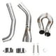 thumbnail image 1 of Exhaust Catalyst Delete Pipe 1mm/0.04in Thickness Exhaust Link Pipe For Motorcycle Replacement For Aprilia Shiver 750 2008-2017 ANGGREK Accesorios, 1 of 8