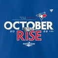 thumbnail image 4 of Men's Fanatics Royal Toronto Blue Jays 2022 Postseason Locker Room T-Shirt, 4 of 4