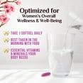 thumbnail image 4 of Multivitamin for Women - Complete Daily Womens Multivitamins with Calcium, Folic Acid, Vitamin A, C, D, E, & B Vitamins, Zinc and Iron - Vitamins for Bone, Energy & Immune Support - 120 Softgels, 4 of 11