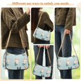 thumbnail image 4 of FORMRS Womens Shoulder Bag with Chain Strap Clutch Purse Cute Tote Handbag, Green Cute Rabbits, 4 of 7