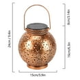thumbnail image 3 of LAVA Solar Lanterns Decorative Outdoor Waterproof Hanging Garden Lights Sun Solar Lights for Patio Yard Table Decoration Birthday Christmas Gift, 3 of 12