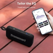 Tronsmart Trip 2 Bluetooth 5.3 Speaker, Ultra-Portable Clip, 10W Big Pro Sound w/ Deep Bass, IPX7 Waterproof, 20H, Voice Assistant - Black