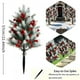 thumbnail image 3 of Hogar y cocina, Decoración del hogar, Decoración navideña, Árbol de Navidad artificial con bayas rojas, plantas decorativas, decoración navideña para jardín y patio, regalo de Navidad, árboles de plás, 3 of 7