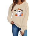 thumbnail image 2 of DIOAZUD Womens Halloween Sweatshirts Plus Size Ghost Graphic Pullovers Fall Classic Round Neck Long Sleeve Sweater Tops Halloween Costumes, 2 of 5
