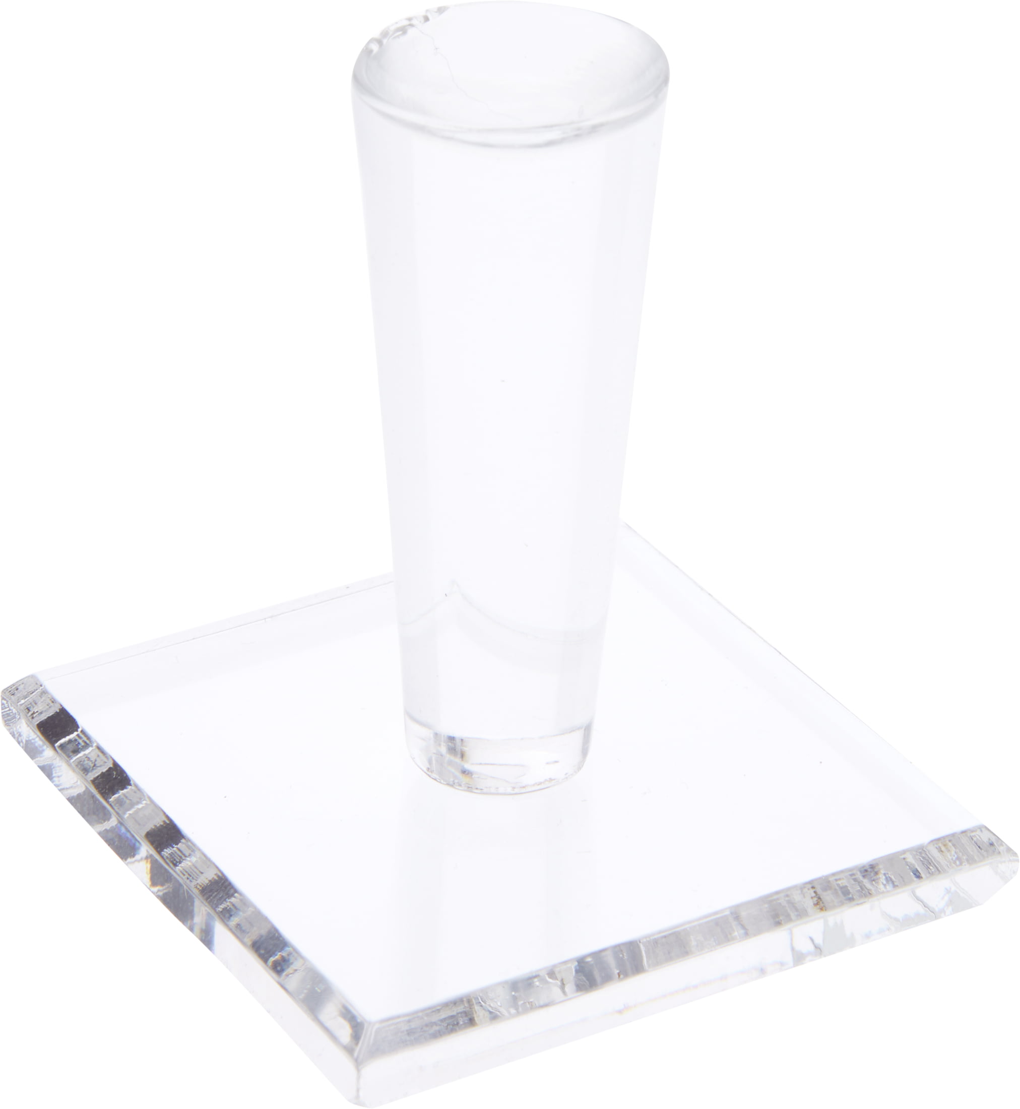 Plymor Clear Acrylic Round Cylinder Display Riser 2" H x 5" D 