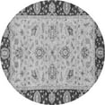 thumbnail image 1 of Ahgly Company Indoor Round Abstract Gray Modern Area Rugs, 8' Round, 1 of 4