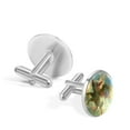 thumbnail image 3 of PhooArto Men's Classic Stainless Steel, Flying Pig in Sky Cufflinks Business Wedding Shirts, Silver, 3 of 7
