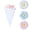 Blue, variant on Shaped Floating Washing Machine Lint Catcher Reusable Mesh Pet & Debris Filter Trap Multi Color Laundry Washer Lint Remover Mesh