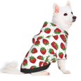 thumbnail image 5 of KLL Hand Drawn Strawberry for Basic Dog Hoodie - Pet Hoodie Sweater with Leash Hole - Cute Dog Sweatshirt - Pet Clothes Hooded Sweatshirt for Dog & Cat -X-Large, 5 of 8