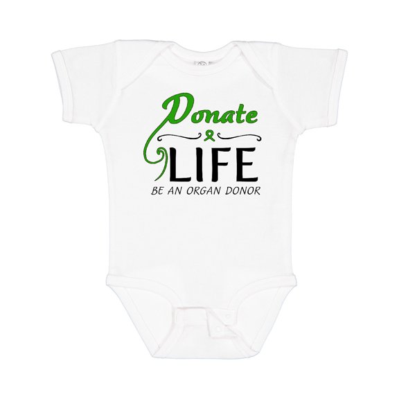 Inktastic Donate Life-be an Organ Donor Boys or Girls Baby Bodysuit