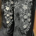 thumbnail image 3 of Botas de vaquero para mujer Botas de vaquero con punta cuadrada y pantorrilla ancha bordadas occidentales clásicas Botas de vaquero para mujer modernas, modernas y versátiles, 3 of 3