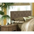 thumbnail image 2 of Padma's Plantation Plaid Wood Low Queen Headboard in Natural Abaca Twist, 2 of 2