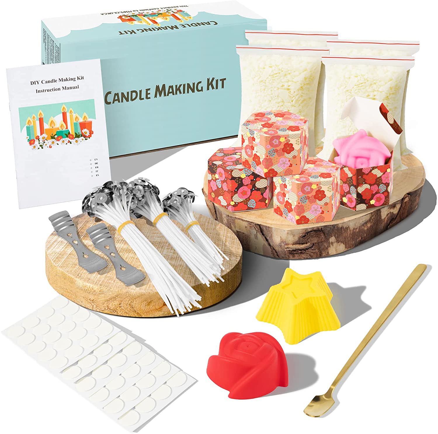 Popolic Candle Making Kit, Candle Making Supplies Kit with 9 12 15cm