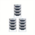 thumbnail image 1 of Hojas de afeitar, 12 recambios de hojas de afeitar para hombres, hojas de afeitar para hombres, hojas manuales para peluqueros profesionales, hojas de afeitar para hombres, 1 of 5